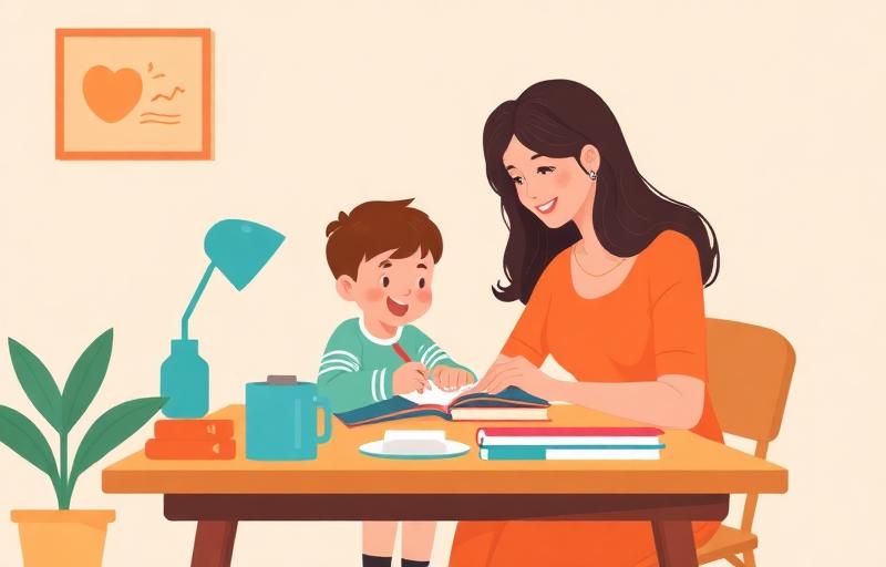 Ilustração: Patrícia, mãe do Lucas, 7 anos